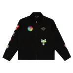 Black Takashi Murakami +44 Lewis Hamilton F1 Fast Trip Pit Jacket