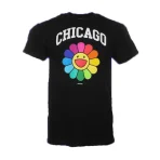 Black Takashi Murakami ComplexCon Chi Flower T-shirt