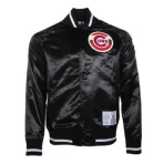 Black Takashi Murakami ComplexCon x Cubs Satin Jacket