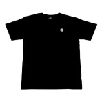 Black Takashi Murakami Flower Emblem T-shirt Front View