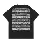 Black Takashi Murakami I Love NFT But I Know T-shirt Back View