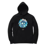 Black Takashi Murakami Silhouette Hoodie