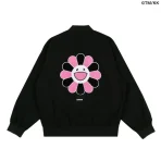 Black Takashi Murakami x BLACKPINK Bomber Jacket Back