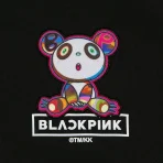 Black Takashi Murakami x BLACKPINK Bomber Jacket Logo