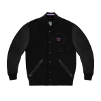 Black Takashi Murakami x Drake OVO Varsity Jacket