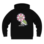Black Takashi Murakami x OVO Surplus Flower Owl Hoodie