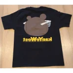Black Vintage Takashi Murakami x Kanye West T-shirt Back