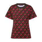 Brown Takashi Murakami x Louis Vuitton Cherry Tee