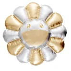 Gold/Silver Takashi Murakami Flower Pillow
