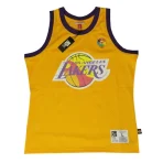Gold Takashi Murakami x LA Lakers ComplexCon Mitchell and Ness Basketball Jersey