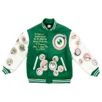 Green Takashi Murakami x Saint Mxxxxxx Stadium Jacket