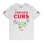 Grey Takashi Murakami x MLB x Nike Tokyo Series Chicago Cubs Tee