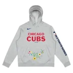 Grey Takashi Murakami x Nike x MLB Chicago Cubs Hoodie