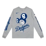 Grey Takashi Murakami x Nike x MLB Tokyo Series Dodgers L/S Tee