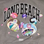 Heather Grey Takashi Murakami ComplexCon Long Beach Discord Hoodie Front View