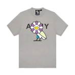 Heather Grey Takashi Murakami x OVO Surplus Flower Owl Tee
