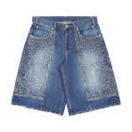Indigo Takashi Murakami TMKK Denim Bermuda Short