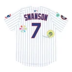 Multicolor Takashi Murakami x Nike x MLB Cubs Swanson 7 Jersey