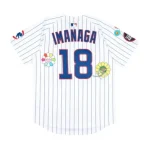 Multicolor Takashi Murakami x Nike x MLB Tokyo 2025 Cubs Imanaga Jersey Back