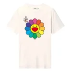 Off White Takashi Murakami x PANGAIA Flower Short Sleeve Tee