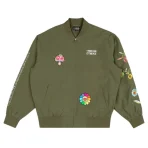 Olive Takashi Murakami +44 Metamorphosis Bomber Jacket