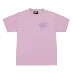 Pink Takashi Murakami Skull and Flower T-shirt