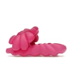 Red Takashi Murakami Ohana Full-Bloom Slide Side