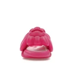 Red Takashi Murakami Ohana Full-Bloom Slide Front