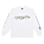 White Takashi Murakami +44 World Tour L_S T-shirt