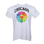 White Takashi Murakami ComplexCon Chi Flower T-shirt