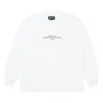 White Takashi Murakami x Lewis Hamilton Speedway L/S Tee Front Look