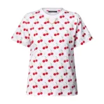 White Takashi Murakami x Louis Vuitton Cherry Tee