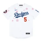 White Takashi Murakami x Nike x MLB Tokyo Dodgers Freeman Jersey