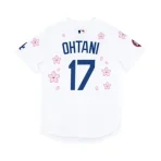 White Takashi Murakami x Nike x MLB Tokyo Dodgers Ohtani Jersey Back