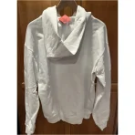 White Takashi Murakami x Swarovski Crystal Flower Hoodie Back