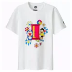 White Takashi Murakami x Uniqlo Doraemon Tee