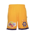 Yellow Takashi Murakami ComplexCon x LA Lakers Basketball Shorts