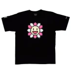 Black Takashi Murakami Flowers MF T-shirt