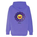 Purple Takashi Murakami X J Balvin Morado Flower Hoodie Back