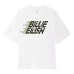 White Billie Eilish x Takashi Murakami x Uniqlo Flame Tee
