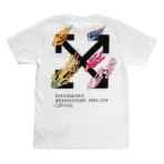 Takashi Murakami x Off White Virgil Abloh America Too Tee Back