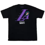 Black Takashi Murakami x ComplexCon x LA Lakers M&N Logo Tee Back