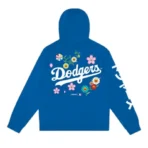 Blue Takashi Murakami Fanatics x Los Angeles Dodgers Hoodie Back
