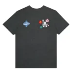 Charcoal Takashi Murakami Fanatics x Los Angeles Dodgers World Series 2025 Champs Tee