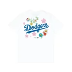White Takashi Murakami Fanatics x Los Angeles Dodgers World Series 2025 Champs Tee Back